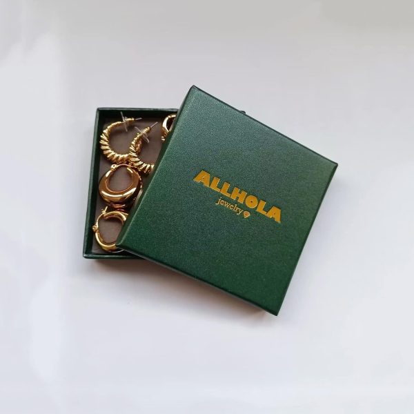 6 Pairs 14K Gold Hoop Earrings for Women Lightweight Chunky Hoop Earrings Multipack Hypoallergenic, Thick Open Twisted Huggie Hoops Earring Set Jewelry for Gifts. - Image 7