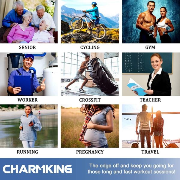 Compression Socks for Women & Men Circulation (3 Pairs) 15-20 mmHg is Best Support for Athletic Running Cycling - Image 5