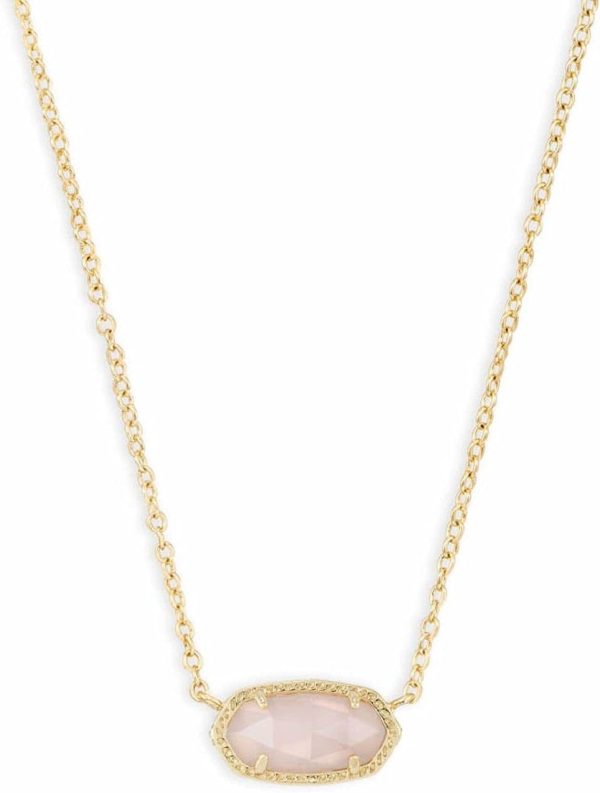 Elisa Pendant Necklace for Women, Fashion Jewelry, 14k Gold-Plated