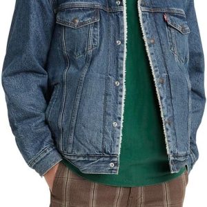 Men's Sherpa Lined Trucker Jacket (Regular, Big & Tall Sizes)