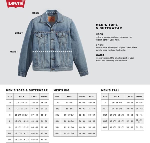 Men's Sherpa Lined Trucker Jacket (Regular, Big & Tall Sizes) - Image 5