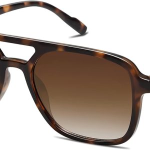 Retro Aviator Sunglasses for Women Men,Trendy Rectangle Womens Mens Shades Sun Glasses SJ2202