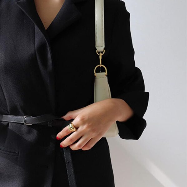 Clutch Tote Handbags with 2 Removable Straps and Zipper Closure Crossbody Bags Shoulder Purse Handbag for Women - Image 5