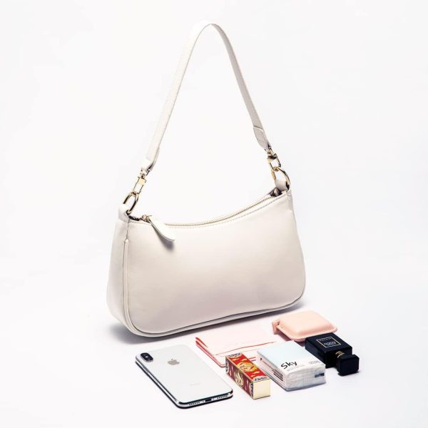 Clutch Tote Handbags with 2 Removable Straps and Zipper Closure Crossbody Bags Shoulder Purse Handbag for Women - Image 7